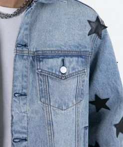 Mnml Outerwear Star Trucker - Blue/Black