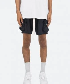 Mnml Tactical Cargo Shorts - Black Bottoms