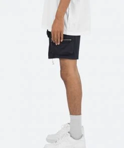 Mnml Tactical Cargo Shorts - Black Bottoms