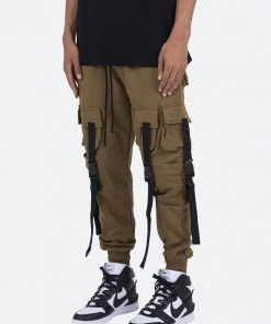 Mnml Tactical Cargo Sweatpants - Dust Bottoms