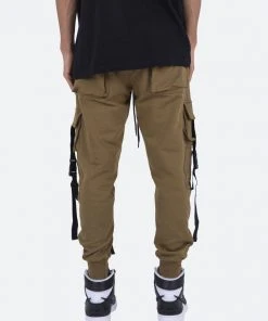 Mnml Tactical Cargo Sweatpants - Dust Bottoms