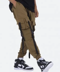 Mnml Tactical Cargo Sweatpants - Dust Bottoms
