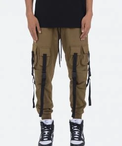 Mnml Tactical Cargo Sweatpants - Dust Bottoms
