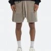 Mnml Bottoms Terry Paneled Shorts - Brown