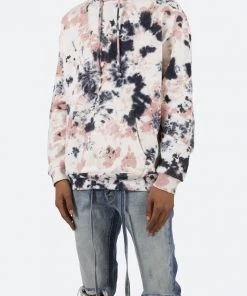 Mnml Tie Dyed Smile Hoodie - Multi Outerwear