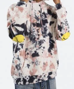 Mnml Tie Dyed Smile Hoodie - Multi Outerwear