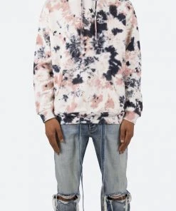 Mnml Tie Dyed Smile Hoodie - Multi Outerwear