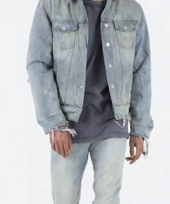 Mnml Trucker Bomber Jacket - Olive