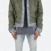 Mnml Trucker Bomber Jacket - Olive