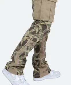Mnml Twill Bootcut Cargo Pants - Desert Camo