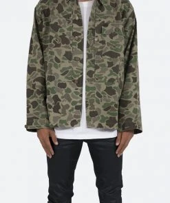 Mnml Tops Twill Camo Shirt - Camo
