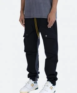 Mnml Utility Snap Cargo Pants - Black
