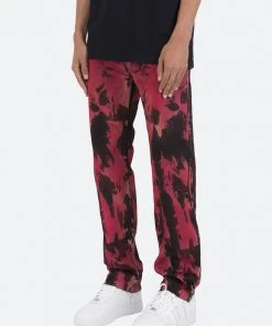 Mnml V122 Baggy Denim - Black/Red