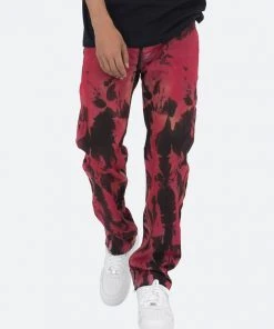 Mnml V122 Baggy Denim - Black/Red