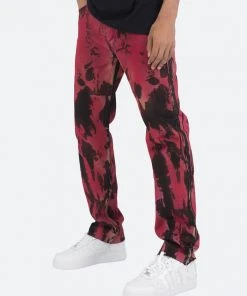 Mnml V122 Baggy Denim - Black/Red