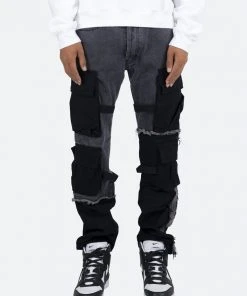 Mnml V132 Baggy Denim - Black