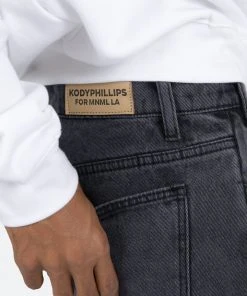 Mnml V132 Baggy Denim - Black