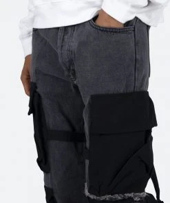 Mnml V132 Baggy Denim - Black