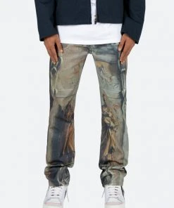 Mnml V176 Art Baggy Denim - Multi