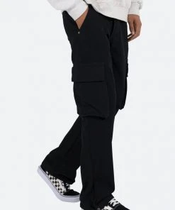 Mnml V193 Cargo Snap Baggy Denim - Black