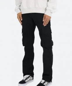 Mnml V193 Cargo Snap Baggy Denim - Black