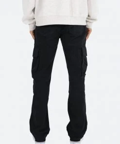 Mnml V193 Cargo Snap Baggy Denim - Black
