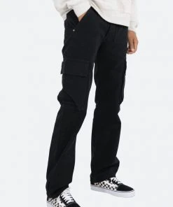 Mnml V193 Cargo Snap Baggy Denim - Black