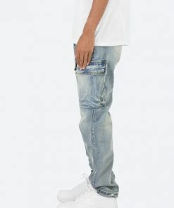 Mnml V216 Cargo Baggy Denim - Vintage Blue