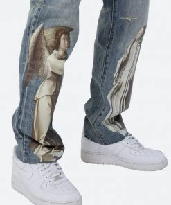 Mnml V234 Angel Baggy Denim - Blue