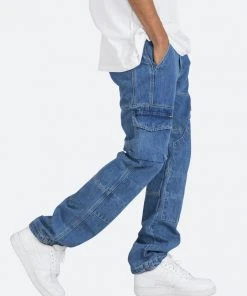 Mnml V244 Cargo Baggy Denim - Blue