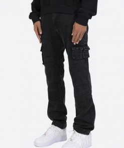 Mnml V244 Cargo Baggy Denim - Vintage Black V Baggy Denim