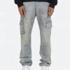 Mnml V Baggy Denim V244 Cargo Baggy Denim - Vintage Blue