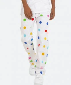 Mnml V290 Dot Baggy Denim - White