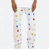 Mnml V290 Dot Baggy Denim - White