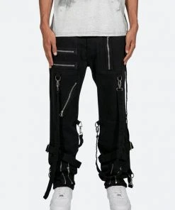 Mnml V458 Cargo Baggy Denim - Black