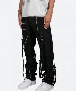 Mnml V458 Cargo Baggy Denim - Black