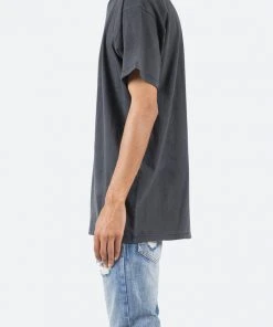 Mnml Vintage Crew Tee - Vintage Black