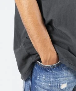 Mnml Vintage Crew Tee - Vintage Black