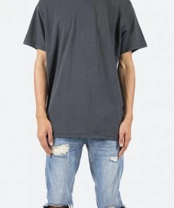 Mnml Vintage Crew Tee - Vintage Black