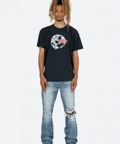 Mnml Vintage Moon Tee - Black