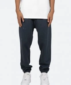 Mnml Vintage Painter Sweatpants - Navy Bottoms