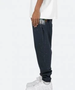 Mnml Vintage Painter Sweatpants - Navy Bottoms