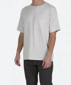 Mnml Tops Vintage Pocket Tee - Grey