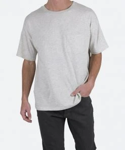Mnml Tops Vintage Pocket Tee - Grey