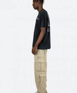 Mnml Tops Vintage Save Earth Tee - Black