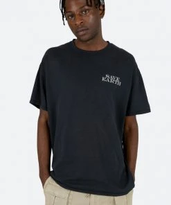 Mnml Tops Vintage Save Earth Tee - Black
