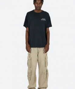 Mnml Tops Vintage Save Earth Tee - Black