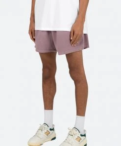 Mnml Vintage Washed Sweatshorts - Purple Bottoms