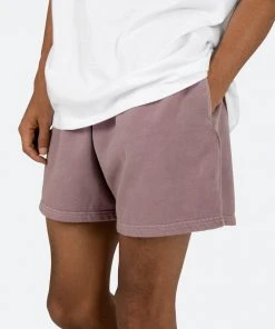 Mnml Vintage Washed Sweatshorts - Purple Bottoms