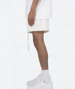 Mnml Warm Up Mesh Shorts - Off White Bottoms
